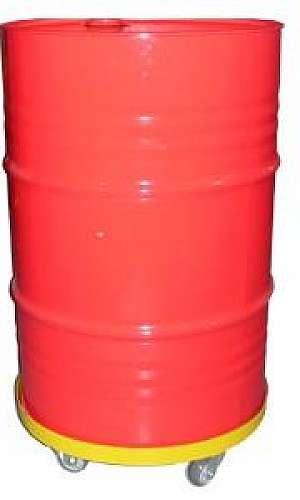 Base com rodízios para tambor de 200L Base com rodízios para tambor de 200L